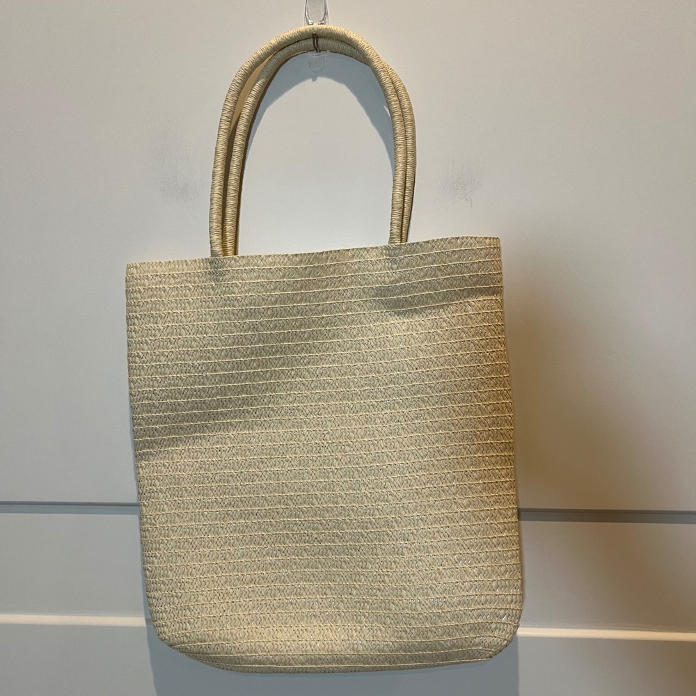 Women's‎ Straw Tote Bag Beach Shoulder Bag Summer Everyday Carryall NWOT